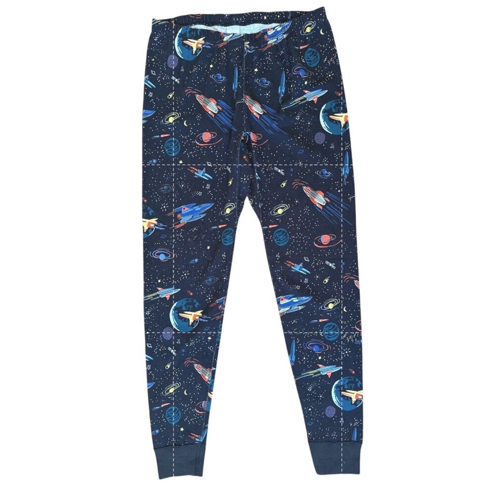 Hanna Andersson Adult Space Travel Print Pajama Set Size Large - Picture 4 of 6